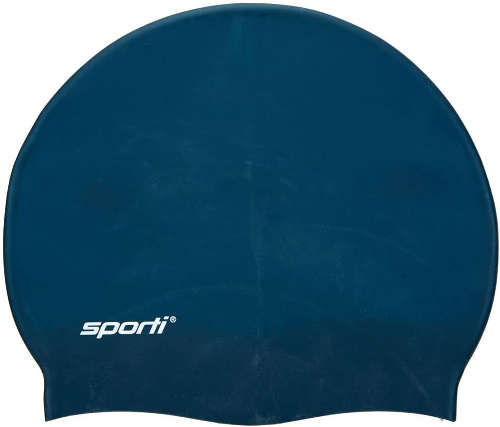 SportiSilicone Swim Cap for Women and Men, Adult, Vibrant and Lightweight Swimming Cap, Non-Slip, Easy Wear and Removal, Protects Hair