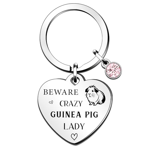 Lustiger meerschweinchen-schlüsselanhänger