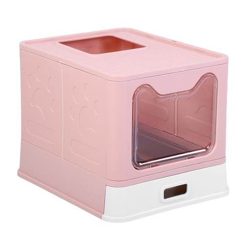 Caja de arena plegable para gato de acero inoxidable miniatura 1