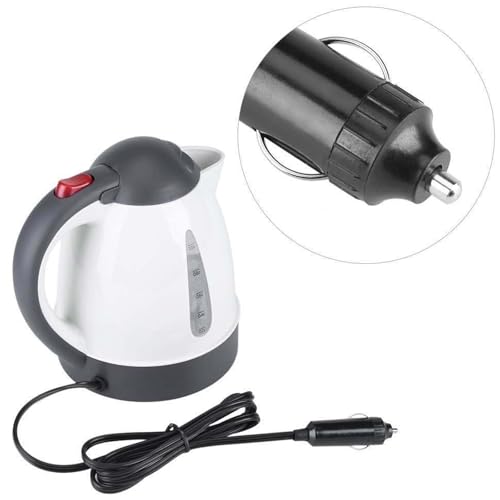 Hervidor eléctrico para auto 12V 1000ml capacidad miniatura 5