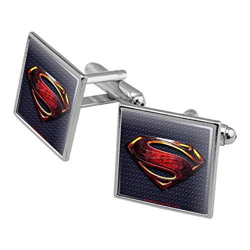 Set de Mancuernas Justice League Superman Cuadradas Plata miniatura 1