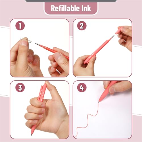 Bolígrafos de gel retráctiles Mr. Pen, pack de 8 colores pastel miniatura 5
