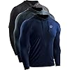 NELEUS Men’s Dry Fit Athletic Shirt Workout Running Long Sleeve Shirts with Hoods