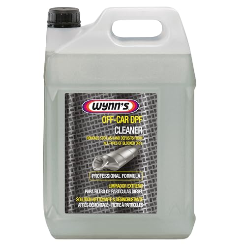 Wynns Diesel Particulate Filter Cleaner - Heavy-Duty Cleaning for Severely Blocked DPFs - Restores Optimal Pressure Levels & Engine Performance - Biodegradable Formula - 5L
