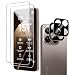 Produktbild Fitudoos für Xiaomi 15T/15T Pro [2 Stück] Panzerglas Schutzfolie + Kamera Panzerfolie [2 Stück], [9H Härte],[0.33mm] [Ultra-klar],[Anti-KratzenFrei und Öl],[No-Bubble].