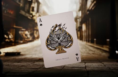 Image of MilesMagic Theory11 Peaky Blinders Playing Cards | Official Premium Embossed Collectible Deck, Antique Gold Foil Tuck Box, Luxury Poker Cards by Theory11
