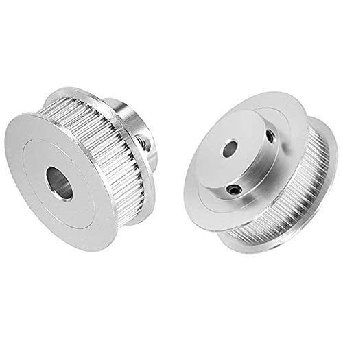 Lysee 3D Printer Parts & Accessories - 4X GT2 Pulley 60 Teeth Bore 5mm 60T Timing Pulley Synchronous Wheel Aluminum & 4X 40T GT2 Timing Pulley Bore 5mm - (Color: 2 Types)