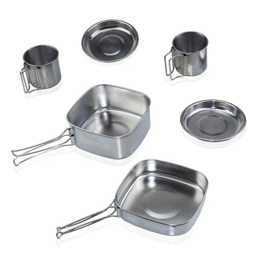 Kit de cocina de acero inoxidable para tus acampadas al aire libre 2
