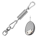 360 °Drehungsdesign: Der edelstahl wirbel ermöglicht eine freie 360° drehung und verhindert so das eindrehen Ihrer aufhängung (seil, kette, gurt, band etc.) & schützt diese vor verschleiß.