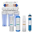 Max Water 6 Stage 100 GPD (Gallon Per Day) RODI (Reverse Osmosis Deionization) Water Filtration System for Aquarium
