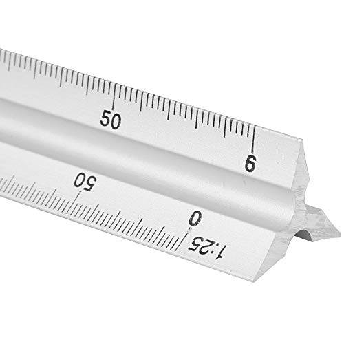 30 cm Architecturale Schaal Liniaal, 12 inch Aluminium Driehoekige Schaal voor Opstellen Heerser Architect Liniaal… - Image 8
