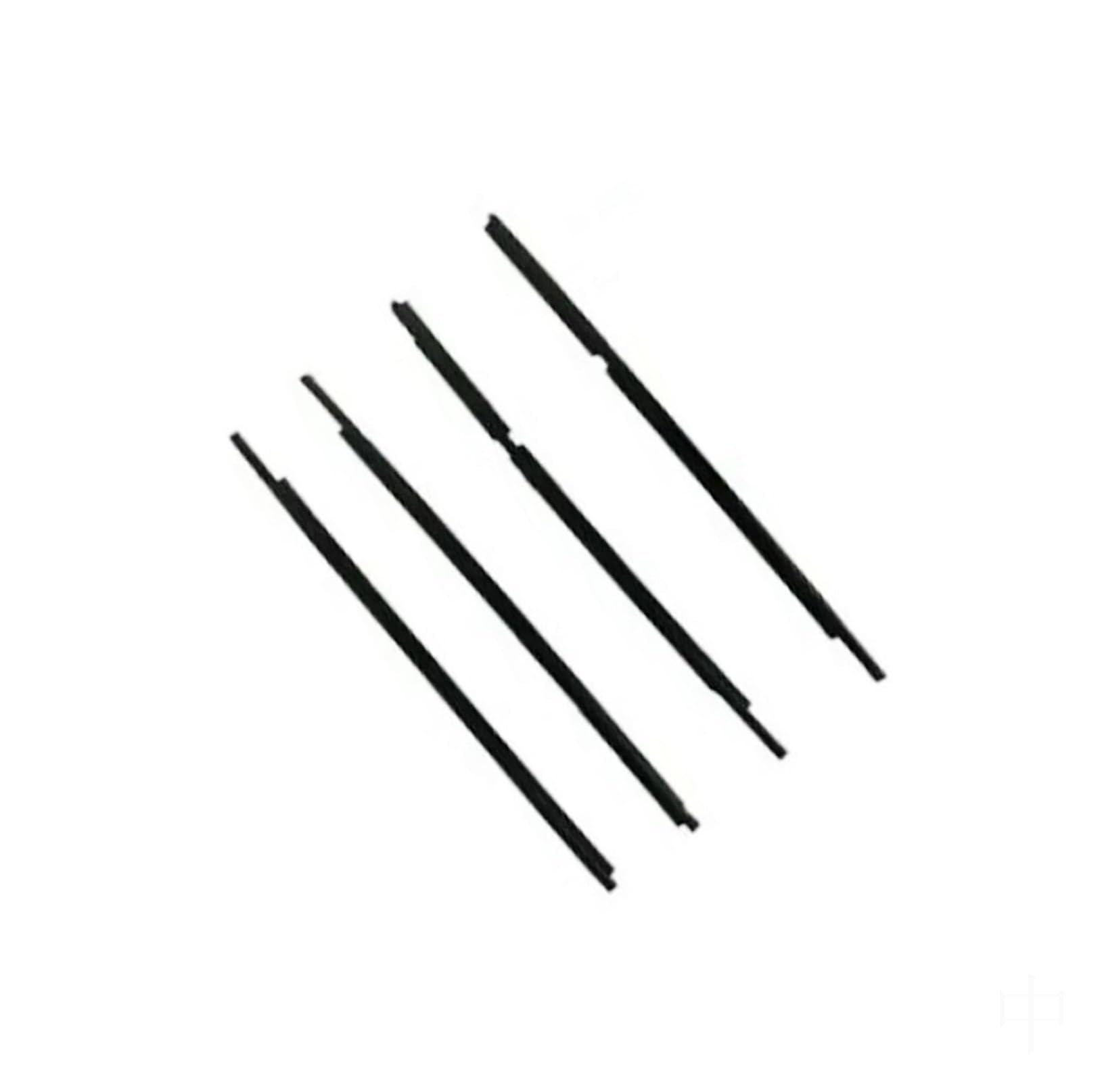 Spgsgmgtxt One Color For Vw For Golf Mk6 2008-2013 4Pcs Outside Window Sealing Strip Weatherstrip Beltline Molding