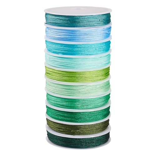 Cuerda de nailon de 0,8 mm en 10 colores para crear tus propias pulseras de la amistad 2