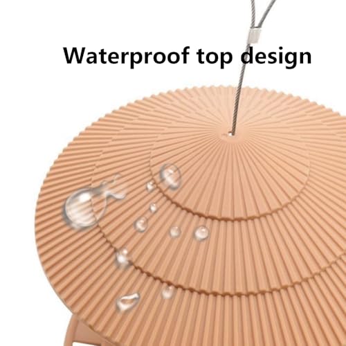 Mangeoire transparente pour perroquets et inséparables de jardin