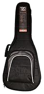 Heavy duty electric guitar gig bag Made from black woven nylon with 20mm heavy duty padding Music and accessory pocket Heavy duty zips with tie grips Padded handles