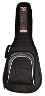 Heavy duty electric guitar gig bag Made from black woven nylon with 20mm heavy duty padding Music and accessory pocket Heavy duty zips with tie grips Padded handles