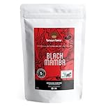 High Caffeine Strong Robusta Strongest Ground Coffee 227g - For French Press Cafetiere Filter Drip V60 Aeropress - Brown Bear Black Mamba Blend - Our Strongest Coffee Ever - Extra Strong Dark Roast