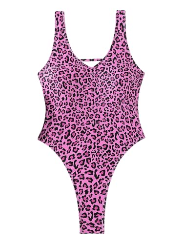 Image of Foxiny Sexy Backless Cheeky High Cut Leg Thong V Neck One Piece Swimsuit
