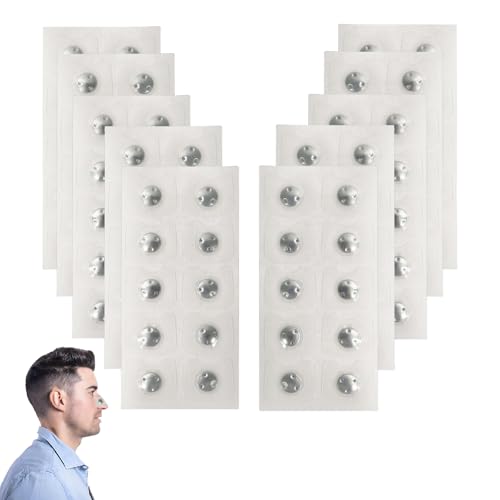 10 piezas de parche nasal magnético, tiras nasales imán respirar mejor, para respiración optimizada, mejorar la calidad del sueño, ideal para viajes de negocios Viajes familiares y equipaje de hotel