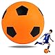 OSDUE Bouncy Kickball, PVC Regenbogen Ball Kinder Spielball Orange Fußball Softball Kinderball für Drinnen und Draußen Hinterhofpark Strandspaß im Freien - ohne luftpumpe geliefert Wird (8,6 Zoll)