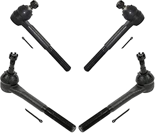 Detroit Axle - 4Wd Front Upper Control Arm W/Ball Joints + Sway Bar Links + Tie Rod Suspension Kit Replacement For Blazer K2500 K1500 Suburban Yukon - 15Pc Set #TOP4