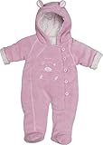 Warmer Kinder-Overall: Das wattierte, flauschige und weiche Fleece des Anzugs bietet einen besonders guten Kälteschutz an kühleren Tagen