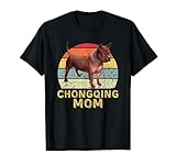 Chinesische Chongqing Hund Mama Retro Lustig Meine Hunde Sind Mein Cardio T-Shirt