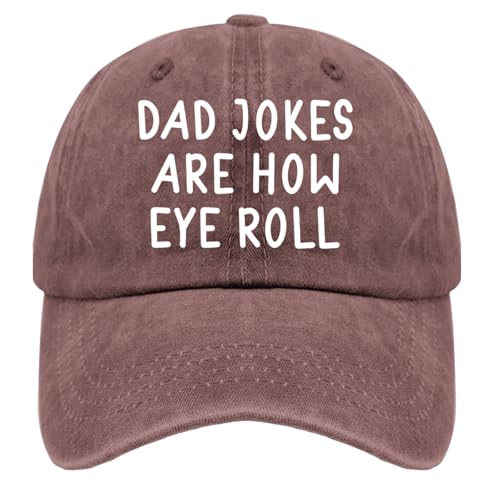 Dad Jokes are How Eyeroll Hat Women Funny Baseball Cap Funny ...
