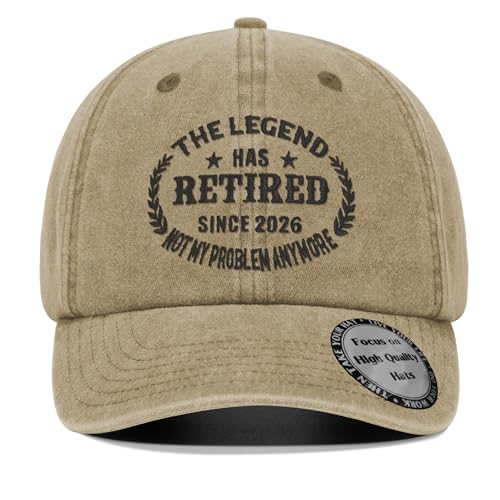 Image of Retirement Gifts for Men,2026 Retired Hat for Dad Coworkers Friends