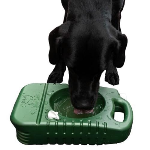 Distributeur d'eau robuste pour chiens avec gamelle portable intégrée - 3
