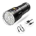 Semlos LED Taschenlampe, Superhelle 5000 Lumen CREE Wiederaufladbare Taktische Taschenlampen, Aufladbar Fackel für Camping Wandern und Notfälle (Inklusive Batteries)