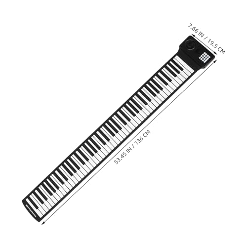 JOINPAYA 88 Rouleaux Clavier De Piano Roulé À La Main 88 Touches Instrument De Musique Piano Portable Piano Enroulable Pliable En Silicone 88 Touches Piano Électronique Pianos Piano - Les Beatles, Paul McCartney, John Lennon, RIngo Starr, George Harrison JOINPAYA 88 Rouleaux Clavier De Piano Roulé À La Main 88 Touches Instrument De Musique Piano Portable Piano Enroulable Pliable En Silicone 88 Touches Piano Électronique Pianos Piano – Image 3