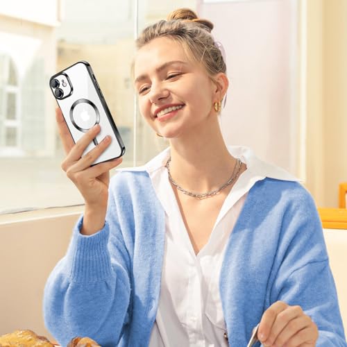 Coque magnétique pour iPhone 11 Hython transparente avec protection d'objectif intégrée - 6