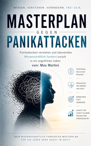 Bild: Masterplan gegen Panikattacken: Panikattacken verstehen und �berwinden ? Wissenschaftlich fundiert zur�ck in ein angstfreies Leben f�r 9,99 EUR bei amazon.de
