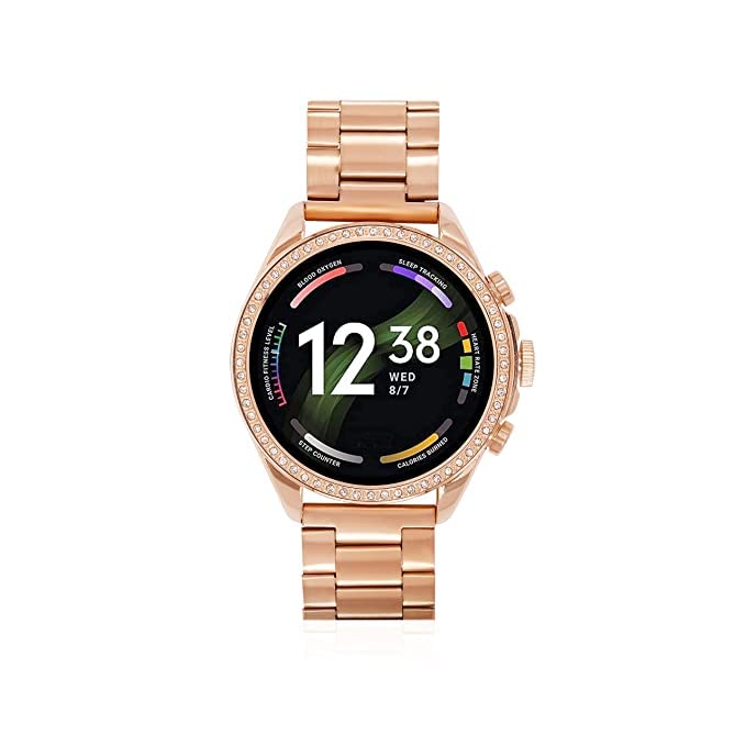 MAVKRI Glorious Women's Rose Gold Smart Watch Talk 2 Bluetooth Calling