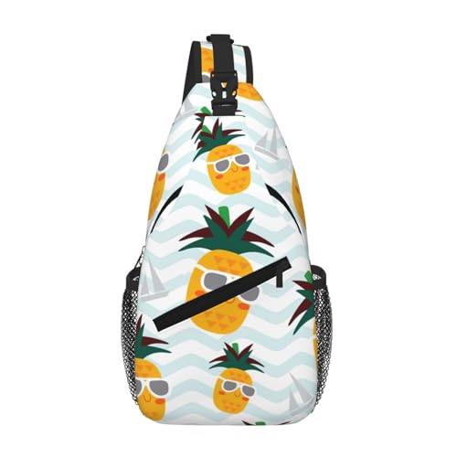 Sac à bandoulière léger motif ananas mignon pour apporter de la joie à vos sorties