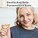 2pcs Eye Wash Cup Eye Wash Cleaner Kit Silicone Eyes Cleaning Cup for Rinse Portable Care Tool Transparent with Storage Container for Quick Relief Tired Dust Cleaning Makeup Irritants