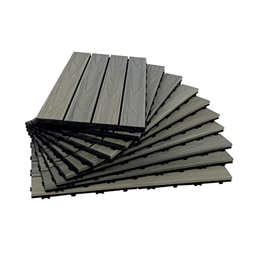 Buimpome Wpc Patio Deck Tiles,Diy Interlocking Decking Tiles thumb #6
