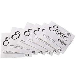 FidgetKute 12002 Elixir Nanoweb Jeu de cordes de guitare électrique avec revêtement anti-rouille 0,09–0,42″ - Les Beatles, Paul McCartney, John Lennon, RIngo Starr, George Harrison FidgetKute 12002 Elixir Nanoweb Jeu de cordes de guitare électrique avec revêtement anti-rouille 0,09–0,42" – Image 2