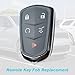 2PCS Car Key Fob Keyless Entry Remote 433MHz 13598516 / 13510245 / HYQ2EB for Cadillac XT5 2018-2019 for Cadillac XT4 2019 | 5 Buttons