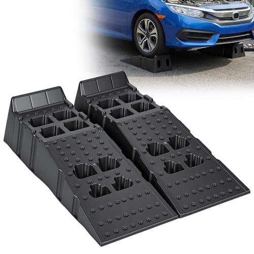 Rampas plásticas para auto 12" ancho 13000 lbs capacidad miniatura 1