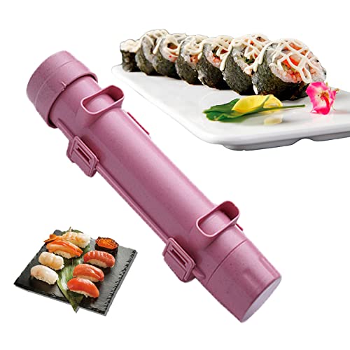 LIBOOI Molde multifuncional Onigiri DIY Cilindro casero Bazooka Kit de fabricación de sushi Herramienta de cocina Perfecto Sushi - Home Sushi Maker - Perfecto Sushi, hecho fácil Cover