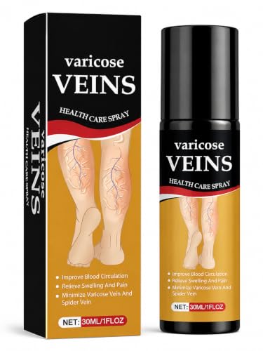 Image of Varicose Veins Spray - Natural Herbal Formula for Fast Relief | Reduces Swelling, Relieves Pain & Promotes Blood Circulation | Easy-to-Use Spray for Legs, Ankles & Feet |(BE-VVS-NHFO05)