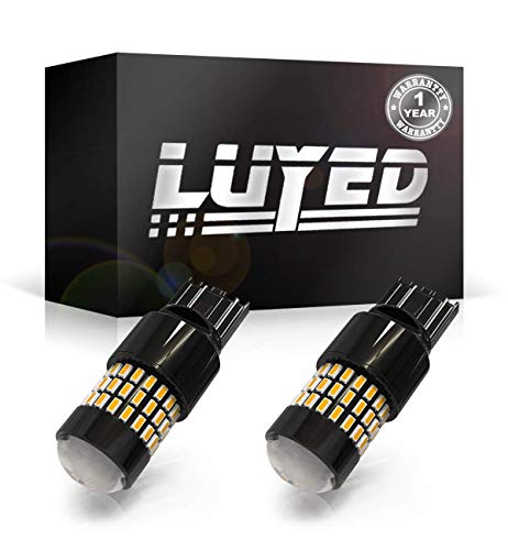 LUYED 2 X 900 Lumens Super Bright 3014 78-EX Chipsets 7440 7441 7443 7444 992 Led Bulb Used For Turn Signal,Corner Lights,Blinker Lights,Amber