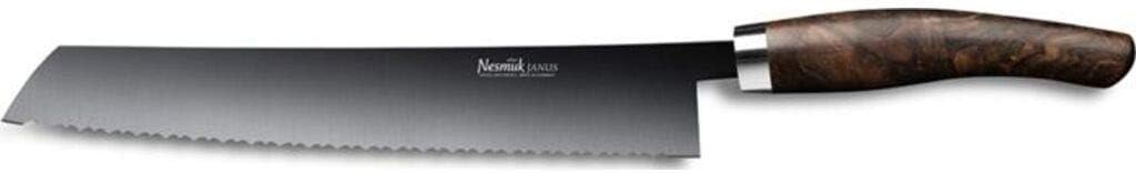 Nesmuk Janus Bread Knife 270 | Walnut Burl