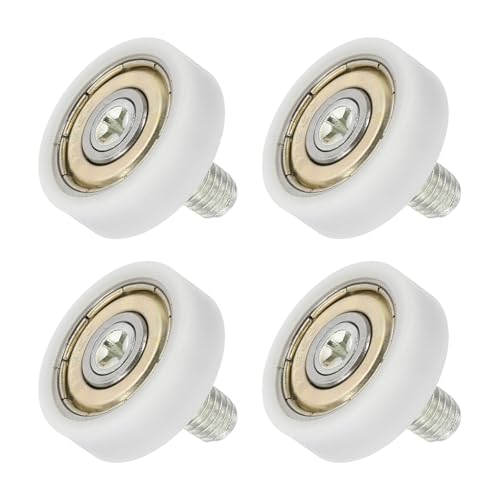 Roulement de tiroir en nylon 2x22mm uxcell pour porte coulissante x4