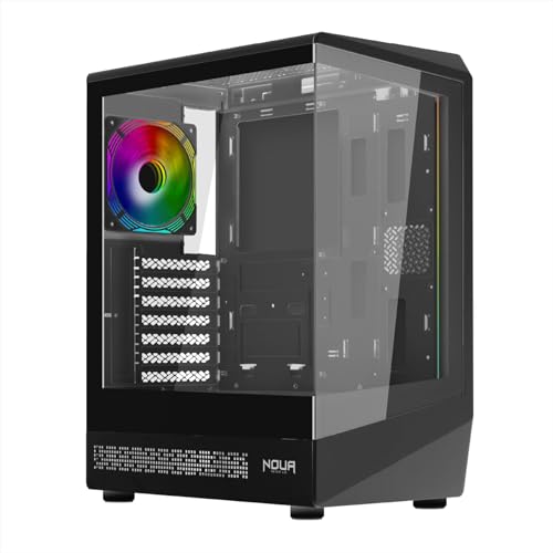 Ventilateur PWM ARGB boîtier PC ATX compact Noua Demon TK100 noir