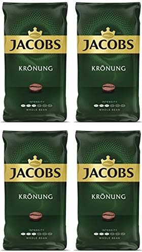 Kronung Whole Bean Coffee 500 Gram / 17.6 Ounce (Pack of 4)
