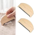 2PCS Cashmere Combs Sweater Comb to Remove Pilling, Manual Pilling Remover for Clothes with Pouch Lint Remover Clothing Brush Tool for Clothing Knitwear Scarves Cashmere Wool Coats Shaver