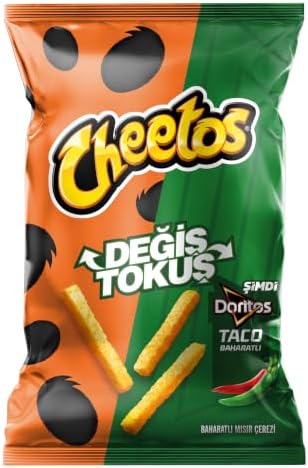 Cheetos Fırından Taco Baharatlı Mısır Çerezi Süper Boy 100 g — Amazon ürün görseli